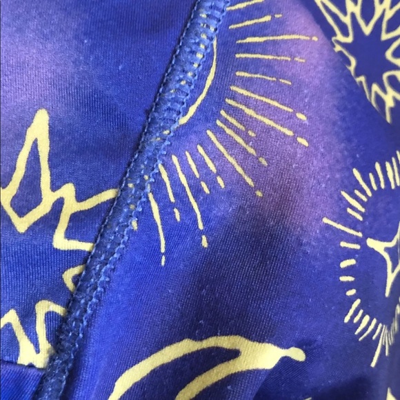 Victoria Sport 7/8 Celestial Star Noon Purple Leggings Size XS Whimsigoth - Picture 10 of 12